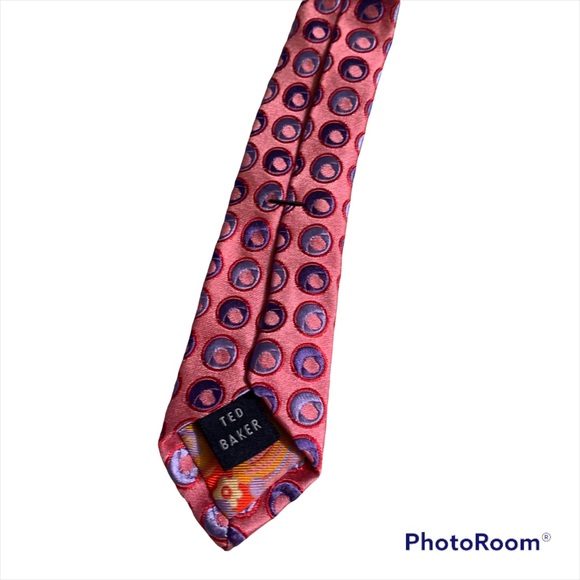 Ted Baker London Men's 100% Silk Tie - Picture 6 of 6